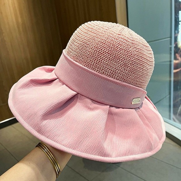 Accessories - Chic Pink Women's Sun Hat
